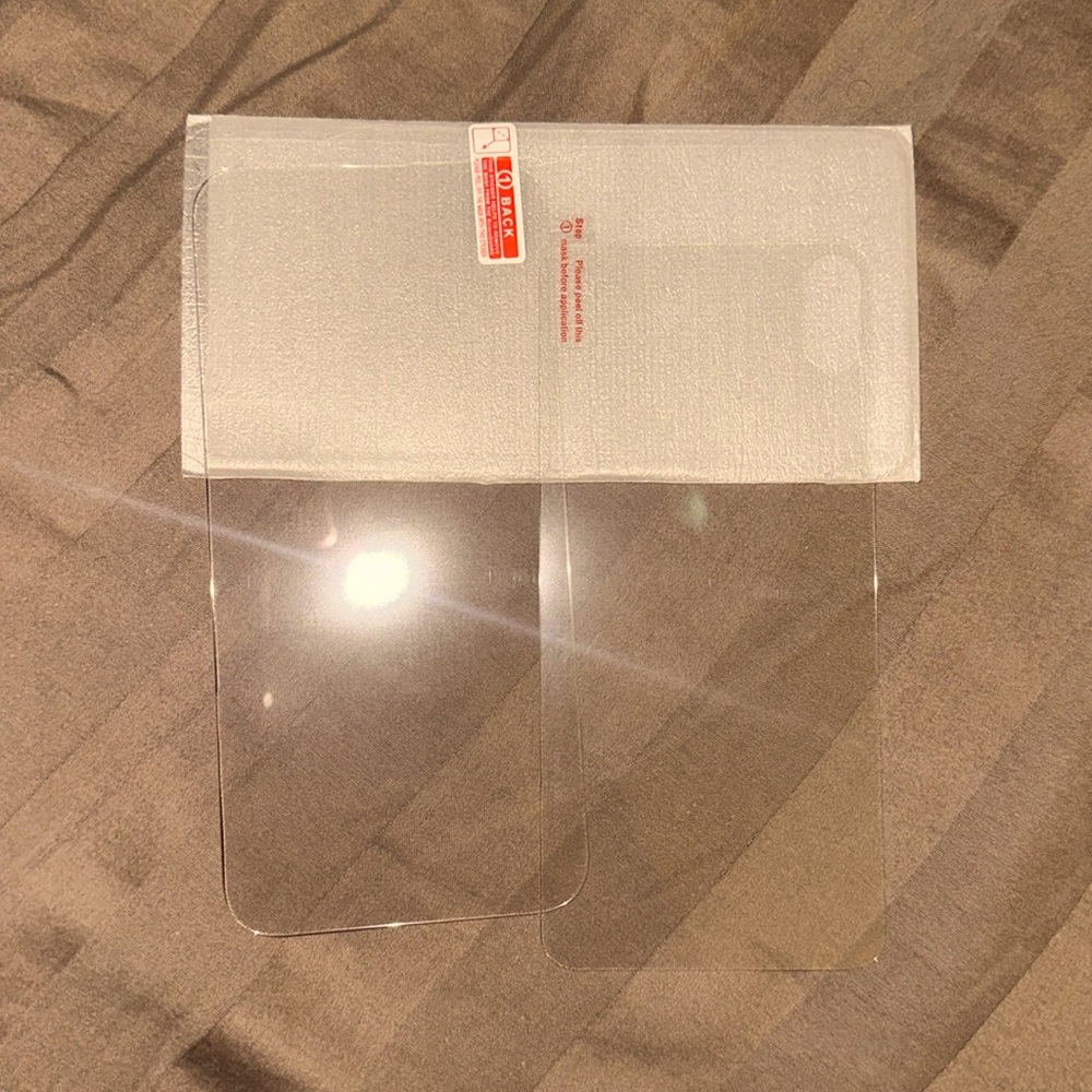 Front and back clear screen and rear glass protector iphoneXSMAXscreenprotector